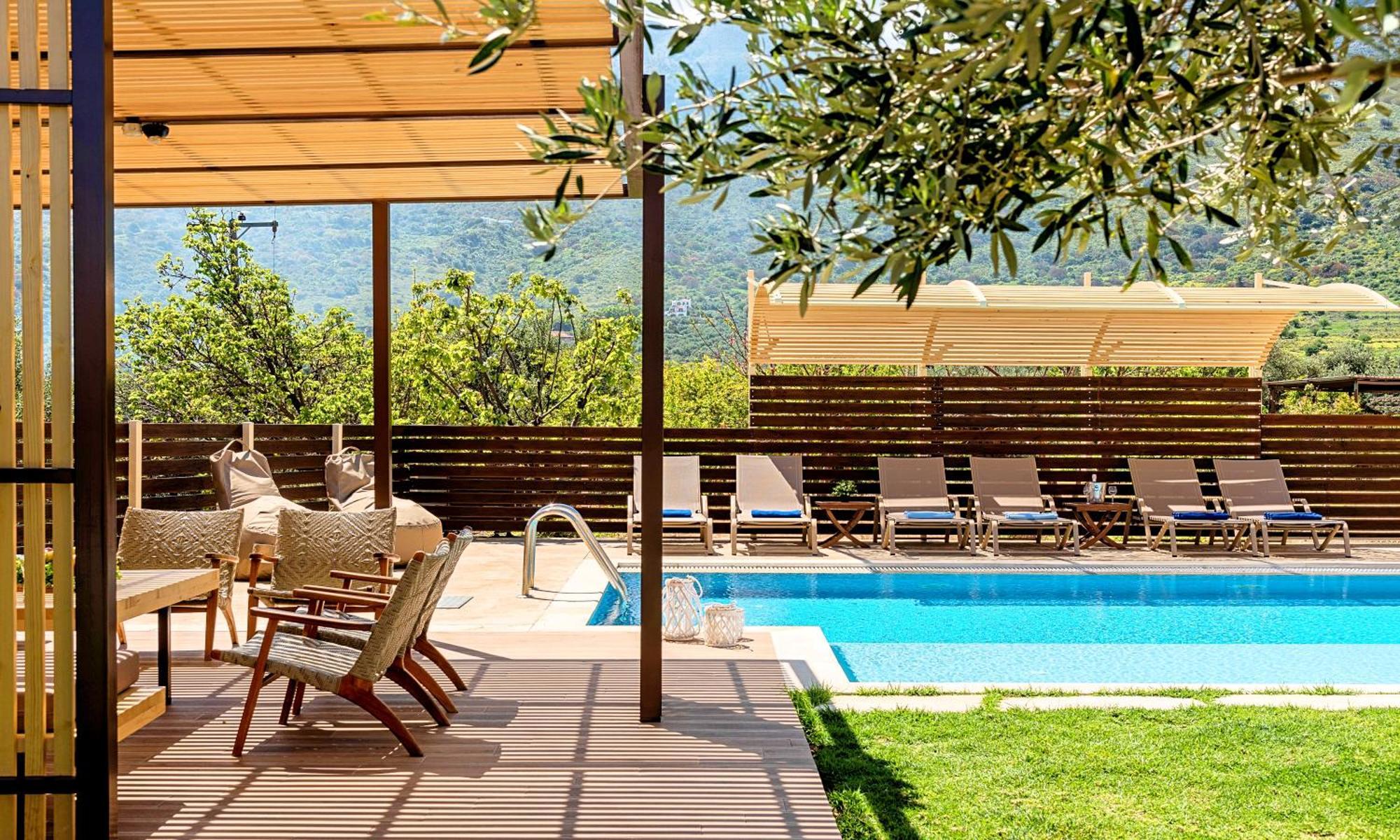 Cretan Sunrise Villa Heated Pool Dhimitroulianá Exterior foto