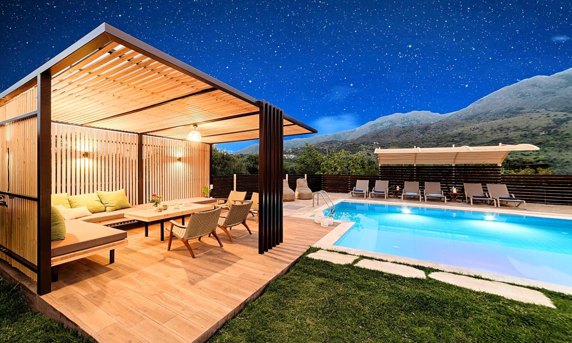 Cretan Sunrise Villa Heated Pool Dhimitroulianá Exterior foto